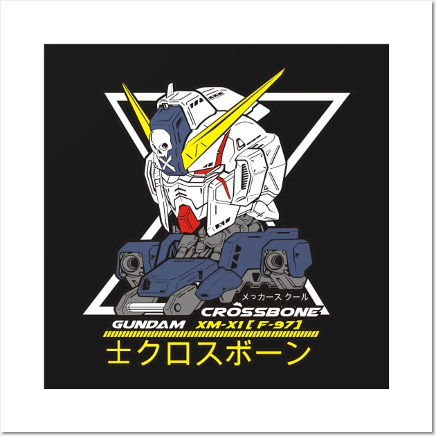 GUNDAM CROSSBONE Wall Art by Mexha_project